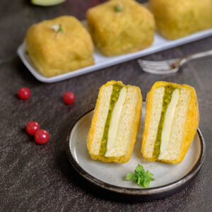 Mini Tramezzino Tempura Pesto e Mozzarella 40gr - conf. da 1kg
